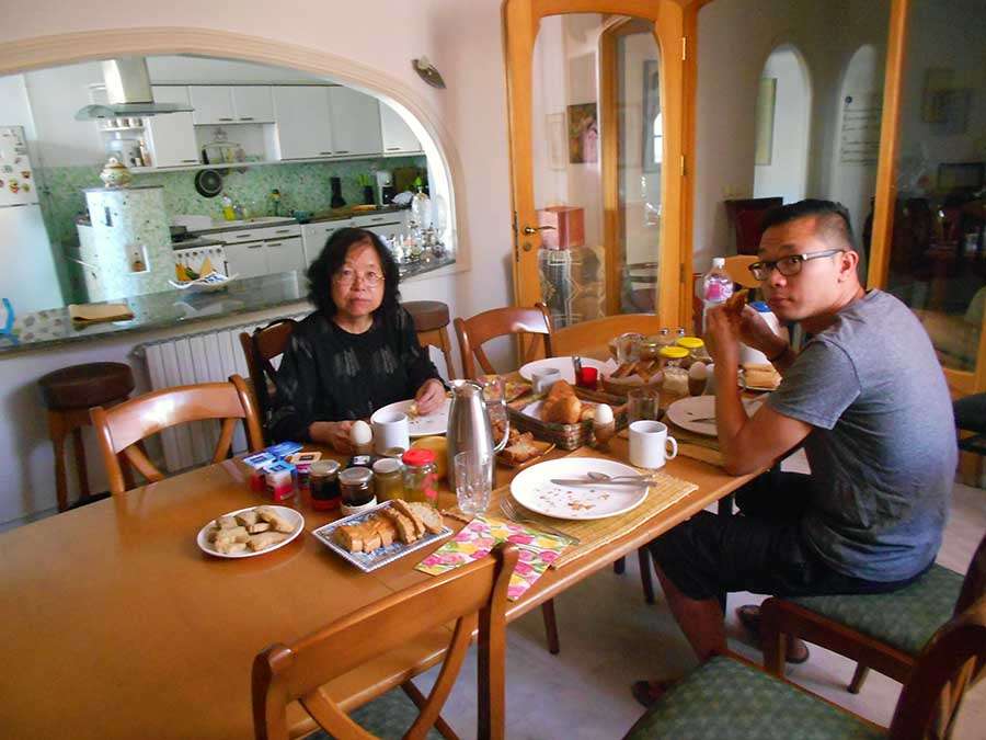 Deliciously Cooked Breakfast at Dar Omi Guesthouse in Sousse