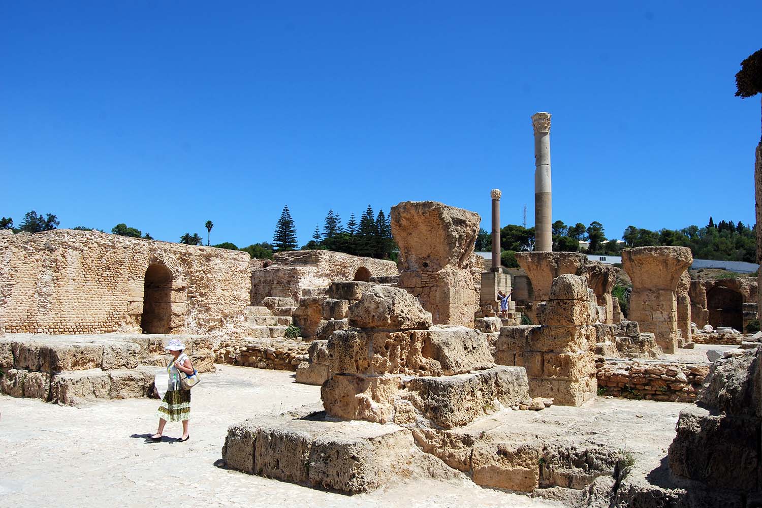 Antonine Baths at the Archaeological Site of Carthage (UNESCO World Heritage Site)