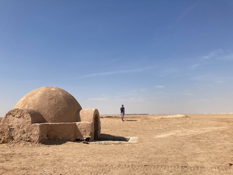 Lars Homestead Exterior In Nefta (aka Luke Skywalker's Igloo Home)