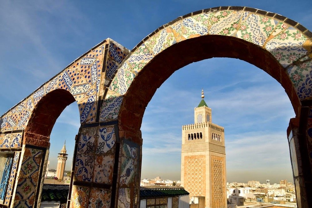 matthew douz sahara festival tour dec 2022 - tunis medina