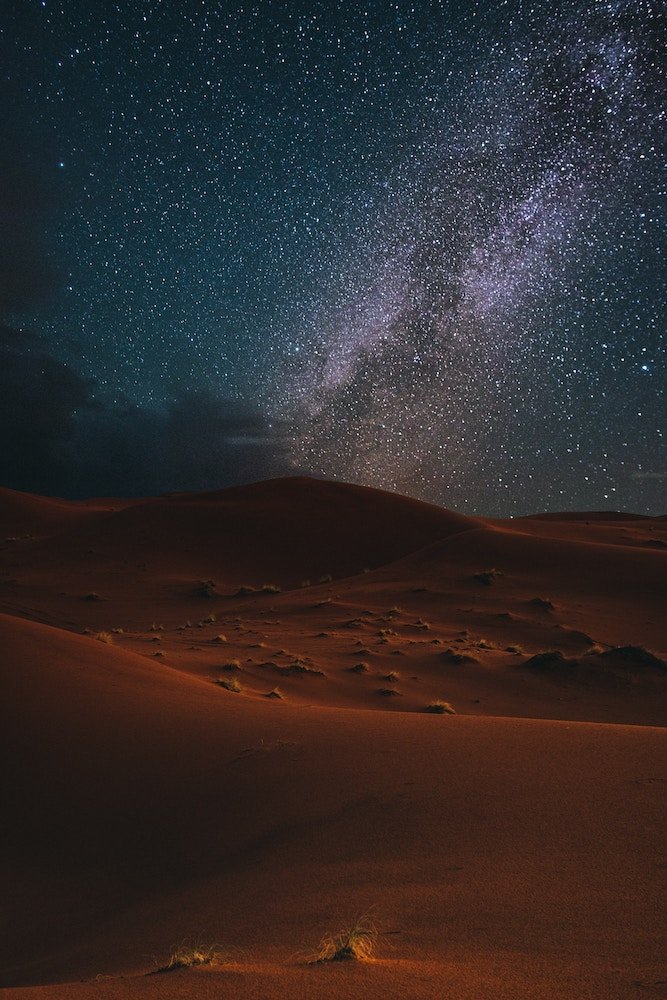 Milky Way in the Sahara Desert