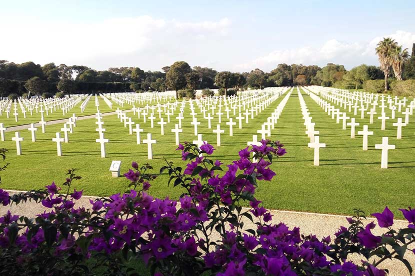North Africa American Cemetery and Memorial in Carthage, Tunisia