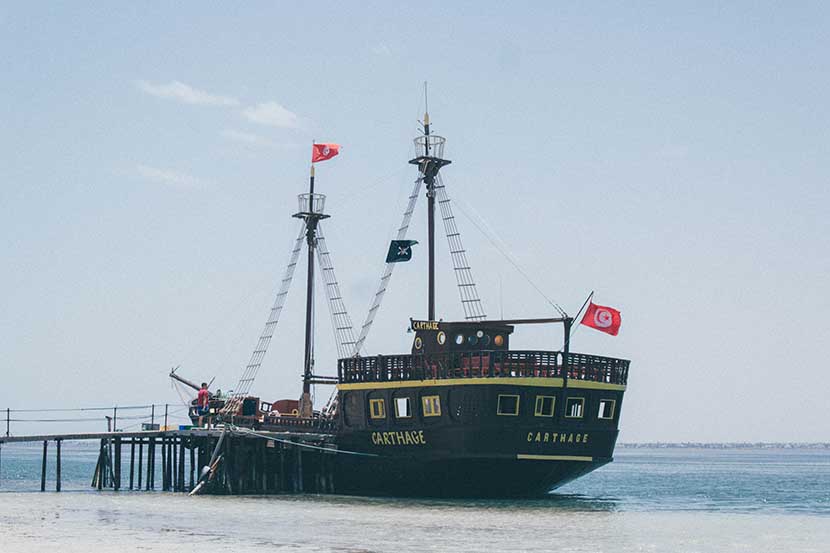 Pirate Ship Excursion to Flamingo Island in Djerba