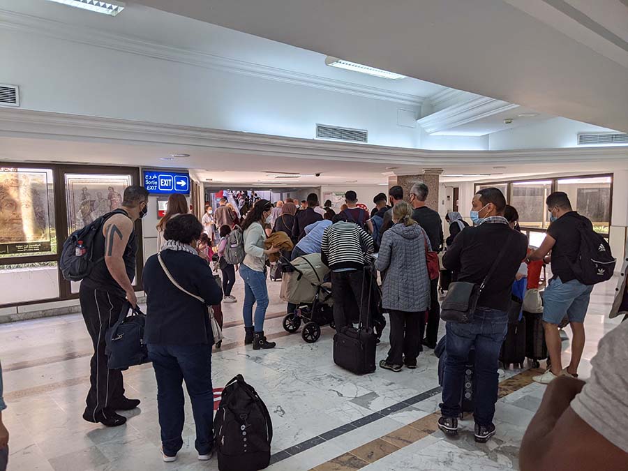 tunis airport arrival
