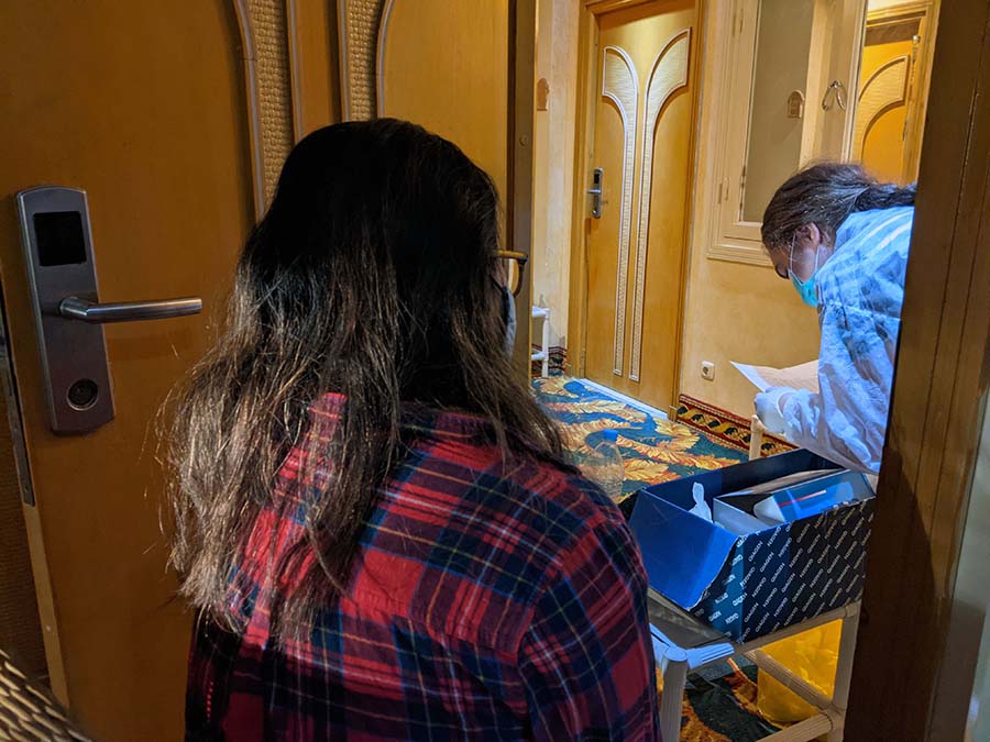 tunisia quarantine hotel covid-19 pcr test