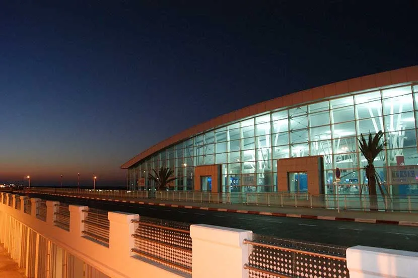 Exterior of the Tunis-Carthage International Airport